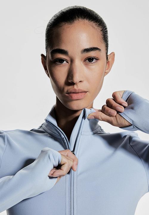 H&M - Zip-through sports jacket with softmove™ - light blue
