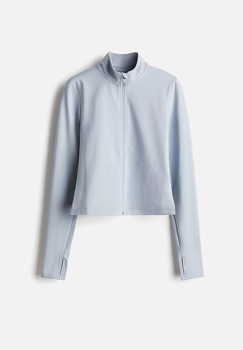H&M - Zip-through sports jacket with softmove™ - light blue