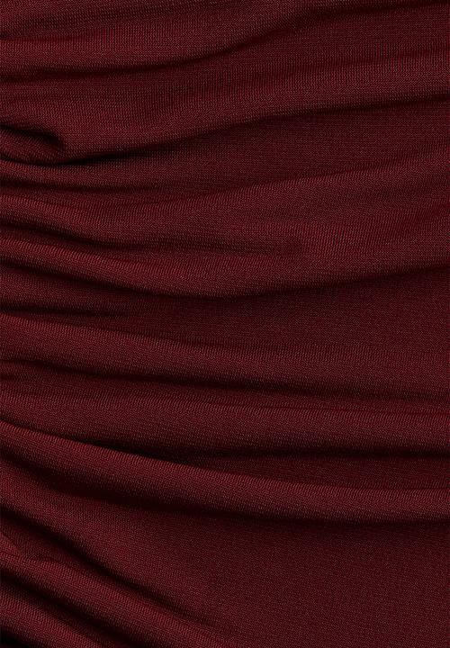 H&M - Asymmetric top - dark red