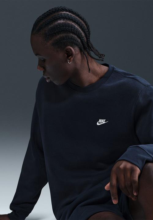 Nike - NSW Club Crew BB Sweatshirt - Navy 