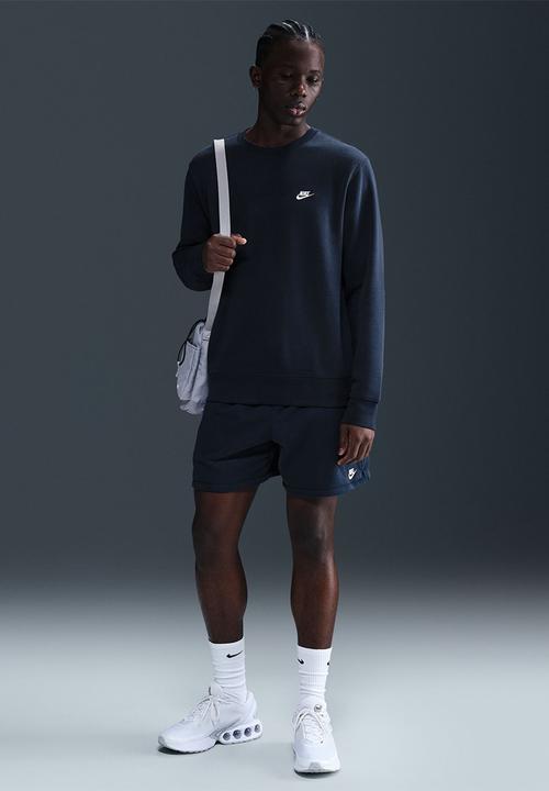 Nike - NSW Club Crew BB Sweatshirt - Navy 