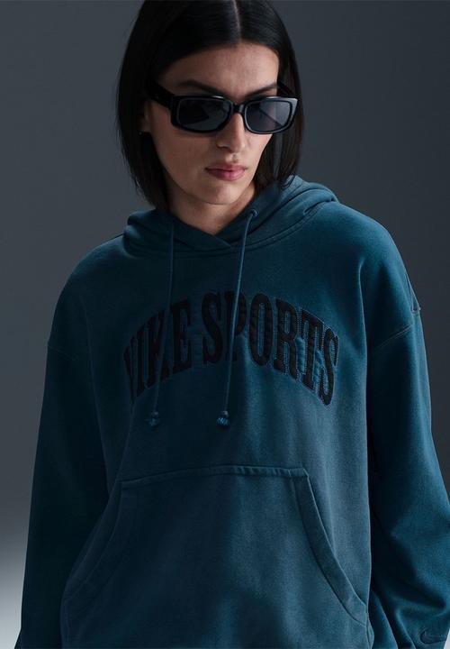 Nike - Phoenix graphic hoodie - Armory Navy