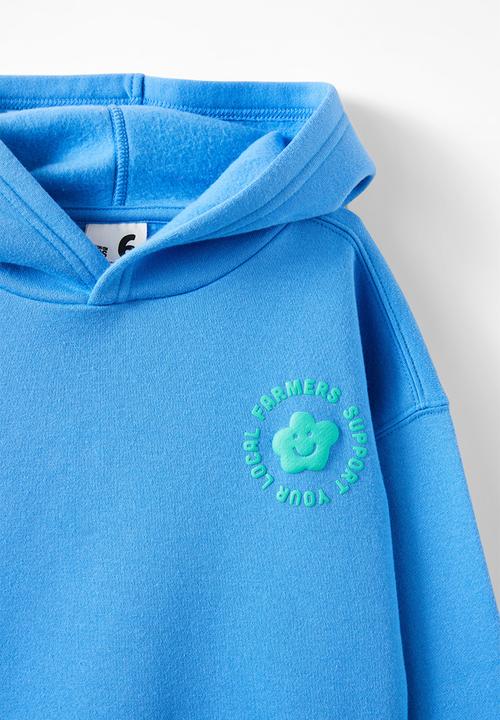 Cotton On - Sammy oversized hoodie - deep sea blue/shop local