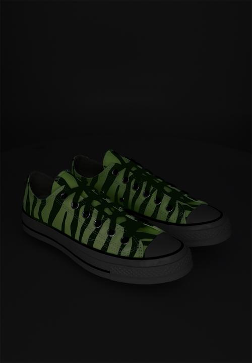 Converse - Chuck 70 low - light dune/black/egret glow in the darchive prints
