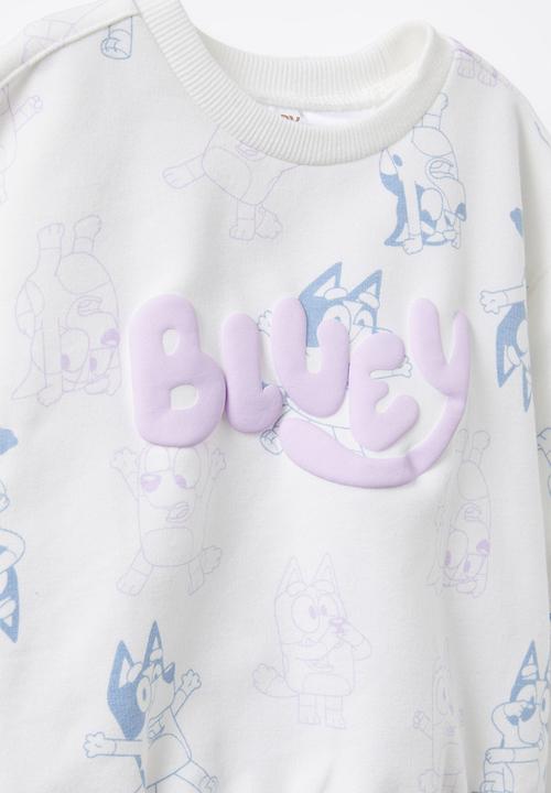 Cotton On - Riley sweater lcn - lcn blu vanilla/bluey