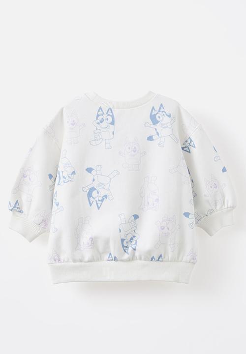 Cotton On - Riley sweater lcn - lcn blu vanilla/bluey