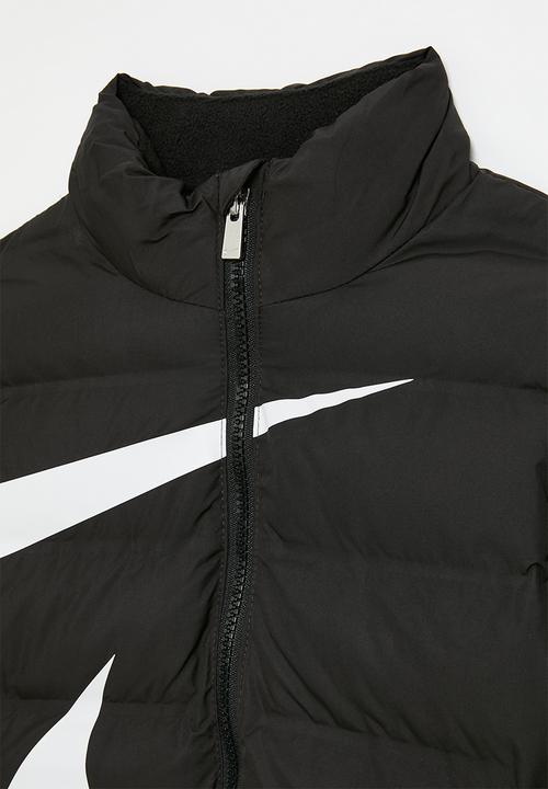 Nike - Nkn wrap swoosh debossed quilt - black