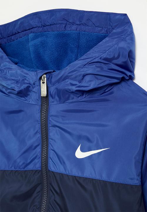Nike - Nkb nike fleece lined woven jk - midnight navy