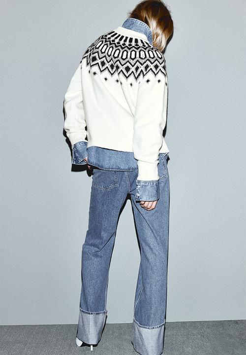 H&M - Jacquard-knit jumper - white