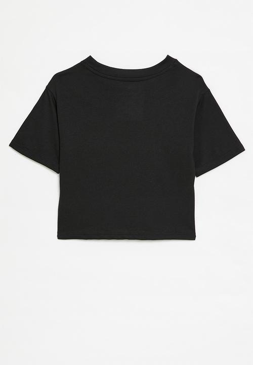Nike - Nike s/s knit top - black