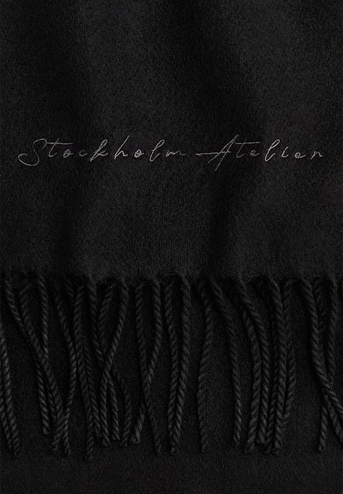 H&M - Woven scarf - black