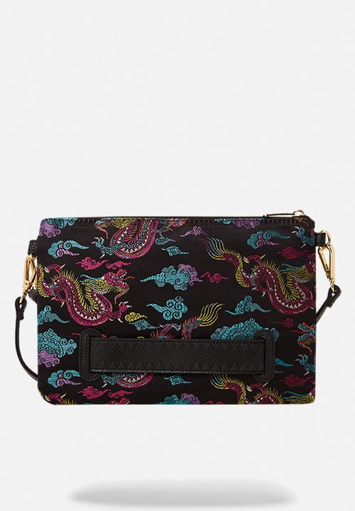 Sprayground - Embroidered dragons pouch bag-multi