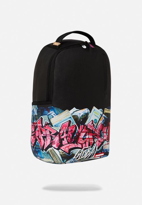 Sprayground - Graffitti money stash backpack bag-multi