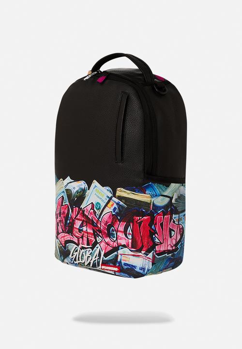 Sprayground - Graffitti money stash backpack bag-multi