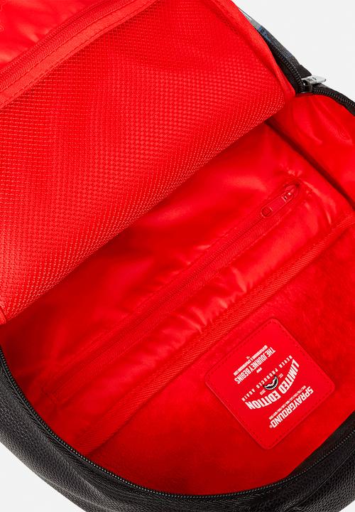 Sprayground - Graffitti money stash backpack bag-multi