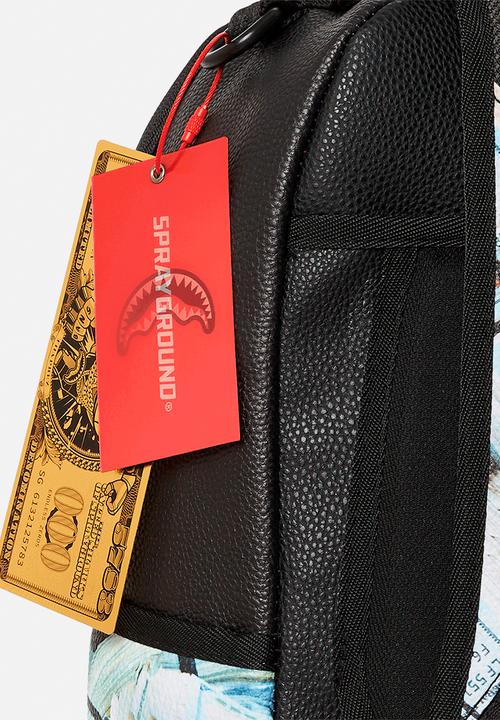 Sprayground - Graffitti money stash backpack bag-multi