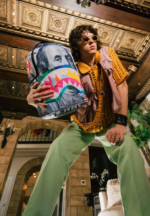 Sprayground - Painted bill backpack bag-multi
