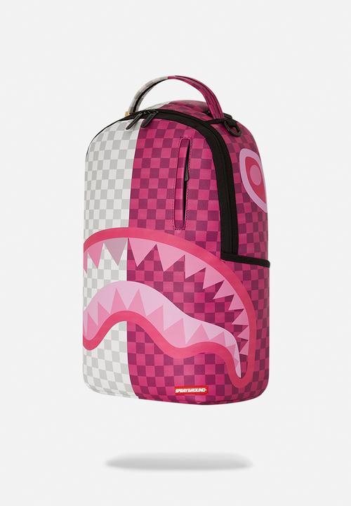 Sprayground - Pink & cream backpack bag-multi