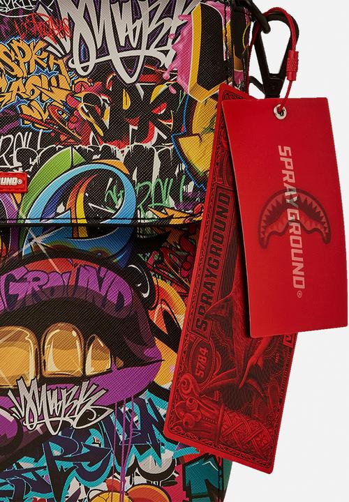 Sprayground - Half graf lipstick messenger bag-multi
