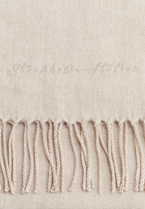 H&M - Woven scarf - light beige