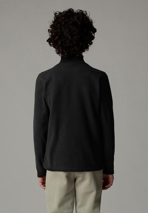 The North Face - Teen Glacier 1/4 Zip Po - Black