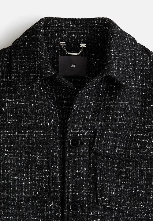 H&M - Regular fit jacket - black marl