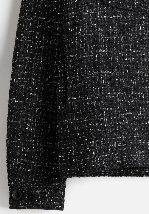 H&M - Regular fit jacket - black marl