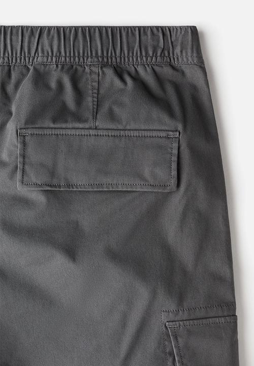 H&M - Slim fit cargo trousers - dark grey