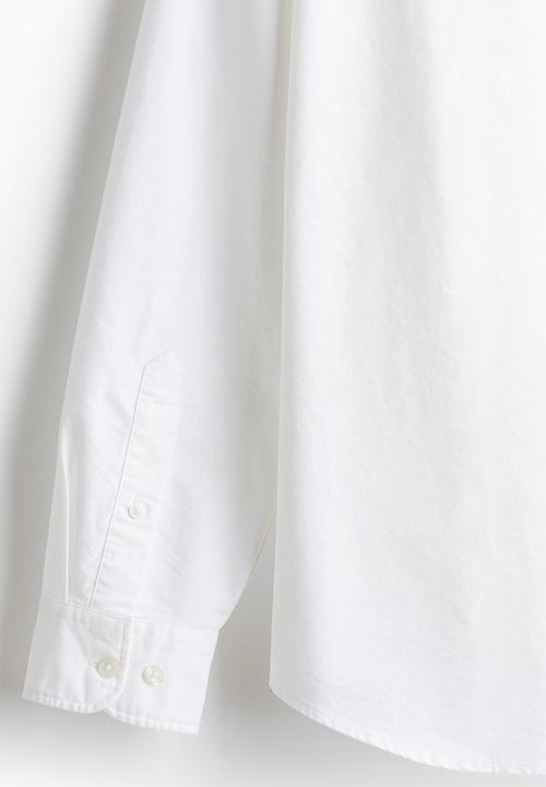 H&M - Regular fit oxford shirt - white