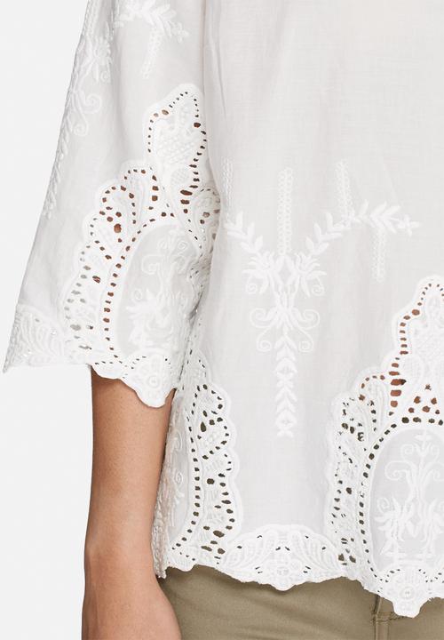 VILA - Spukka anglaise top