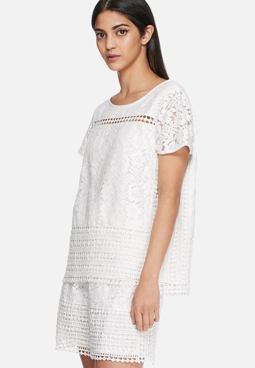 VILA - Bassi lace top