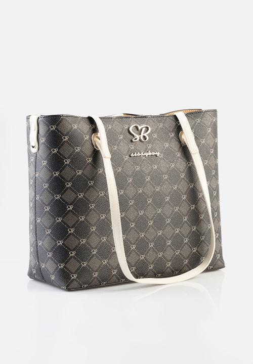 SISSY BOY - All over print 2 tote bag - black base