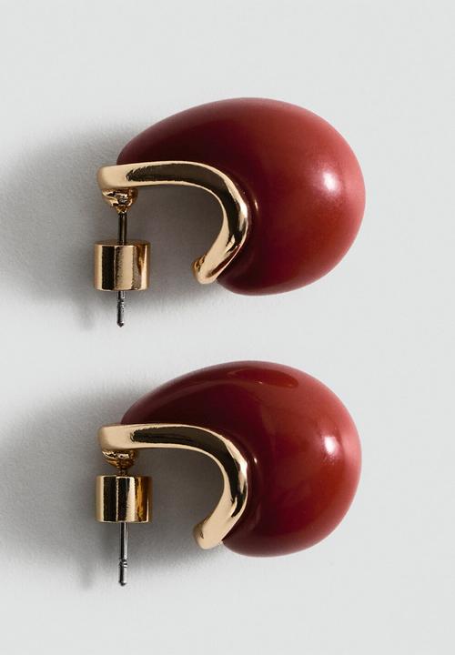 MANGO - Cameron2 earrings - red