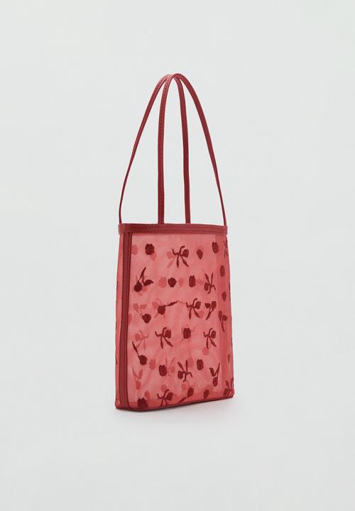 MANGO - Navarro handbag - red