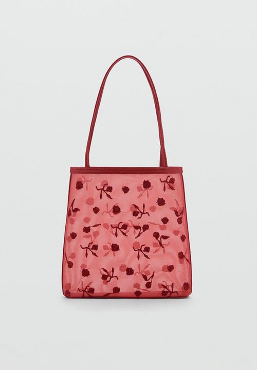 MANGO - Navarro handbag - red