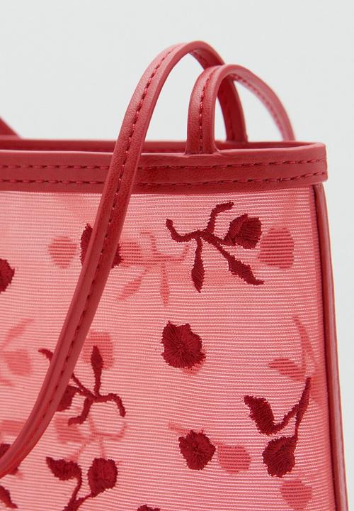 MANGO - Navarro handbag - red