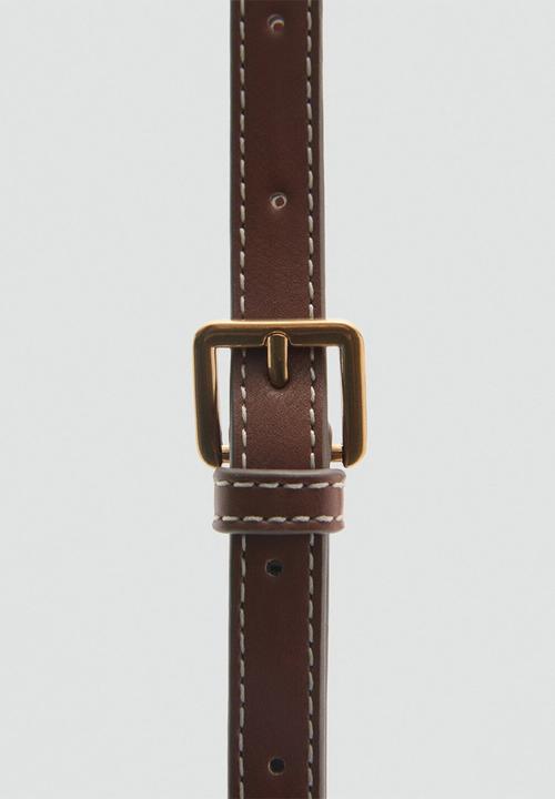MANGO - Bucket bag marco - brown