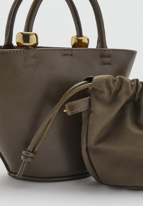 MANGO - Crossbody bag meti - khaki