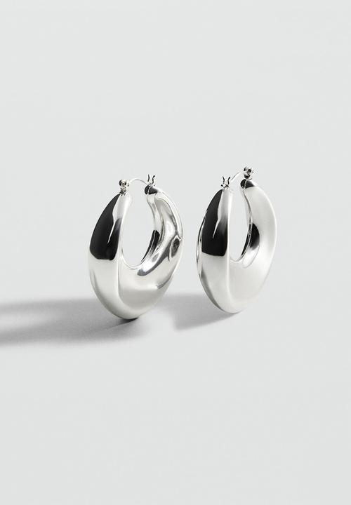 MANGO - Montse earrings - silver