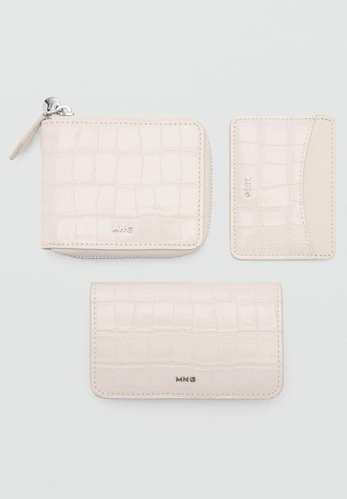 MANGO - Wallet cuenca -offwhite