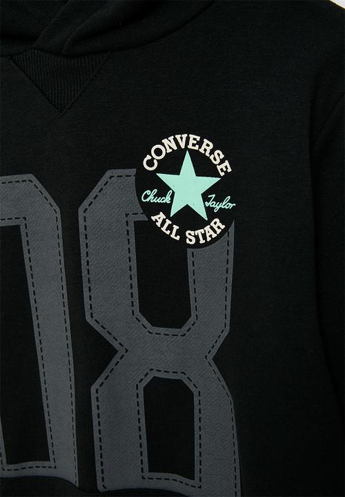 Converse - Converse retro remix pullover hoodie - black
