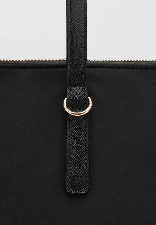 MANGO - Tote bag julio - black