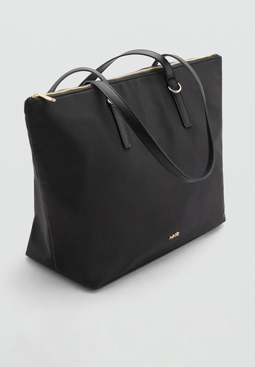 MANGO - Tote bag julio - black