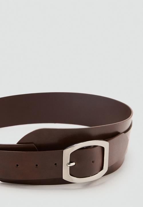 MANGO - Londres belt - dark brown