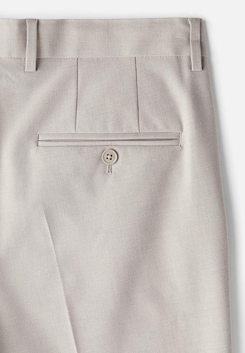 H&M - Slim fit tailored trousers - beige