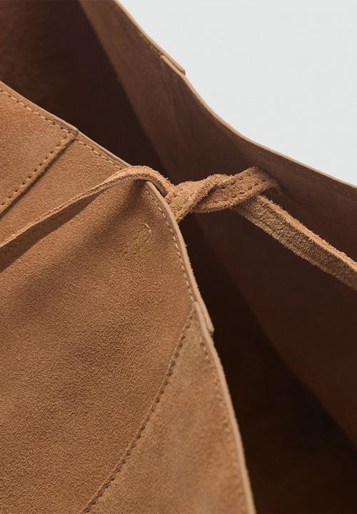 MANGO - Shopper bag bassi - brown