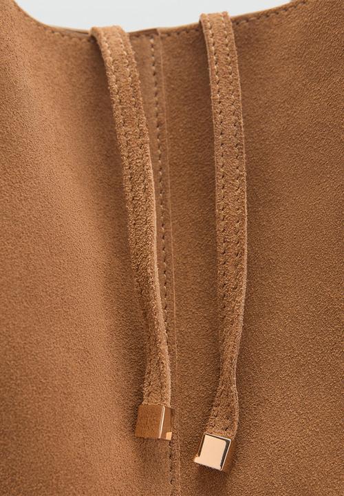 MANGO - Shopper bag bassi - brown
