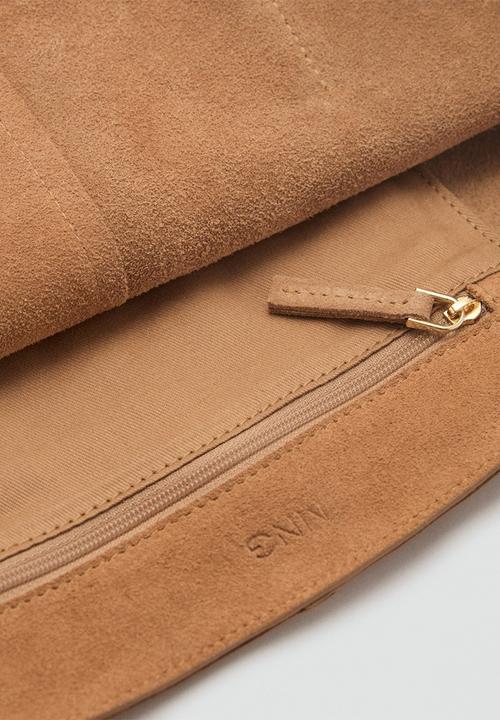 MANGO - Shopper bag bassi - brown