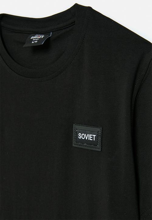 SOVIET - Boys Short Sleeve Crew Neck Tee - Black