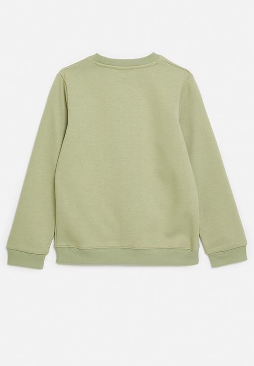 SOVIET - Boys Crew Neck Sweat Top - Light Sage